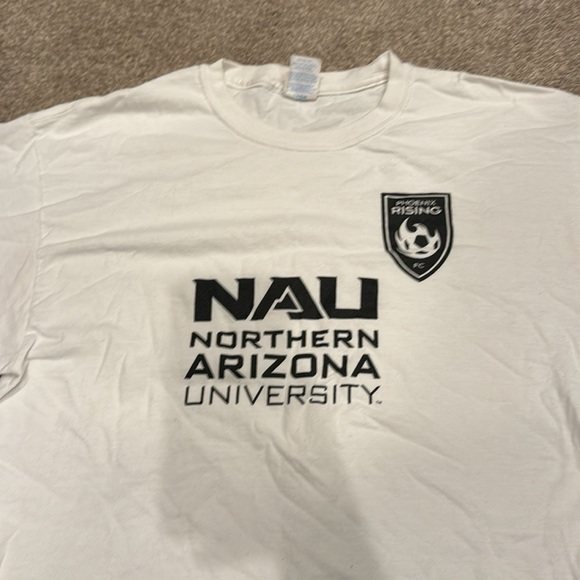 Phoenix rising NAU northern Arizona university tshirt white men adult large - Picture 2 of 4